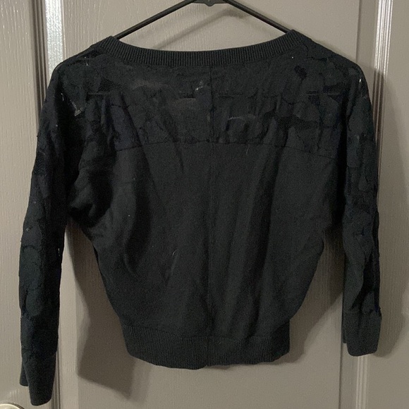 Black Lace Cardigan - Picture 4 of 4